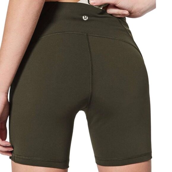 Lululemon Train Times Short 6" Dark Olive - Picture 1 of 16